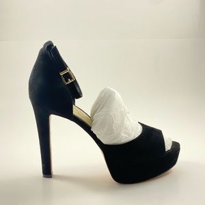 Jessica Simpson Beeya Black Platform Heels